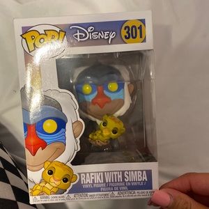Funko pop rafiki with silba Disney